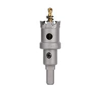 Vearter 26mm Coronas para Metal, Broca de Carburo Sierra Perforadora TCT Cortador para Metal Duro, Acero Inoxidable, Acero Dulce, Aleación de Aluminio, Cobre, Hierro, Plástico, Fibra de Vidrio
