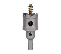 Vearter 33mm Coronas para Metal, Broca de Carburo Sierra Perforadora TCT Cortador para Metal Duro, Acero Inoxidable, Acero Dulce, Aleación de Aluminio, Cobre, Hierro, Plástico, Fibra de Vidrio
