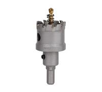 Vearter 37mm Coronas para Metal, Broca de Carburo Sierra Perforadora TCT Cortador para Metal Duro, Acero Inoxidable, Acero Dulce, Aleación de Aluminio, Cobre, Hierro, Plástico, Fibra de Vidrio