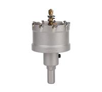 Vearter 49mm Coronas para Metal, Broca de Carburo Sierra Perforadora TCT Cortador para Metal Duro, Acero Inoxidable, Acero Dulce, Aleación de Aluminio, Cobre, Hierro, Plástico, Fibra de Vidrio