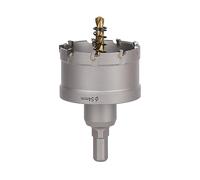 Vearter 54mm Coronas para Metal, Broca de Carburo Sierra Perforadora TCT Cortador para Metal Duro, Acero Inoxidable, Acero Dulce, Aleación de Aluminio, Cobre, Hierro, Plástico, Fibra de Vidrio