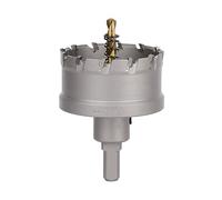 Vearter 62mm Coronas para Metal, Broca de Carburo Sierra Perforadora TCT Cortador para Metal Duro, Acero Inoxidable, Acero Dulce, Aleación de Aluminio, Cobre, Hierro, Plástico, Fibra de Vidrio