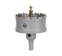 Vearter 68mm Coronas para Metal, Broca de Carburo Sierra Perforadora TCT Cortador para Metal Duro, Acero Inoxidable, Acero Dulce, Aleación de Aluminio, Cobre, Hierro, Plástico, Fibra de Vidrio
