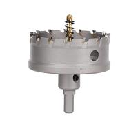 Vearter 80mm Coronas para Metal, Broca de Carburo Sierra Perforadora TCT Cortador para Metal Duro, Acero Inoxidable, Acero Dulce, Aleación de Aluminio, Cobre, Hierro, Plástico, Fibra de Vidrio
