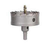 Vearter 82mm Coronas para Metal, Broca de Carburo Sierra Perforadora TCT Cortador para Metal Duro, Acero Inoxidable, Acero Dulce, Aleación de Aluminio, Cobre, Hierro, Plástico, Fibra de Vidrio