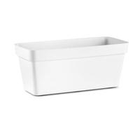 Veca Veneta Casalinghi Macetero rectangular plástico fuerte 100 cm color blanco Modelo Cleo AMDGarden