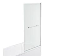 VeeBath de mamparas de baño con panel de vidrio para mampara de ducha - Prueba (cuadrado de jade con riel)