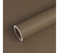 VEELIKE Papel Pintado Autoadhesivo Marron Mate Papel Pintado Marrón Té Grueso 40 cm x 300 cm Vinilo Adhesivo Pared Salon Vinilo Adhesivo Mebles Dormitorio Baño Impermeable Decoracion Habitacion