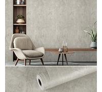 VEELIKE Papel Pintado Cemento Industrial 81cm x 300cm Papel Autoadhesivo Pared Hormigon Papel Adhesivo Vintage Papel de Pared Decorativo Salon Papel Pintado Pared Dormitorio Papel Tapiz Cocina Lavable