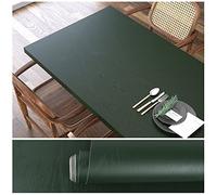 VEELIKE Papel Pintado Imitacion Madera Verde Oscuro Vintage Papel Adhesivo para Muebles 40 cm × 300 cm Revestimiento Pared Madera Dormitorio Armarios Decoracion Habitacion Vinilos para Puertas