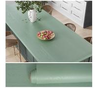 VEELIKE Papel Pintado Madera Verde Ahumado Vintage Vinilo Efecto Madera Textura Papel Adhesivo para Muebles Verde Salvia Vinilo Adhesivo Muebles Dormitorio Puertas Cocina Impermeable 40cm x 300cm