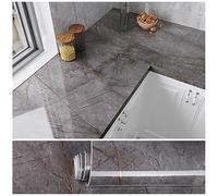 VEELIKE Papel Pintado Marmol Gris Vintage Vinilo Adhesivo para Encimera, Cocina, Baño, Muebles y Pared - Autoadhesivo Impermeable para Comedor 81cmx300cm