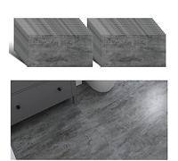 VEELIKE Suelo Vinilo Efecto Cemento Gris Vintage Suelo Vinilo Autoadhesivo Baño Vinilo Suelo Cocina Suelos de Vinilo Adhesivos para Suelos Baldosas Adhesivas Suelo Grueso 1.5mm 60cm x 30cm 24 Piezas