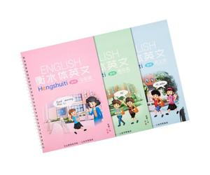 Veemoon 3 Piezas Cuaderno de Caligrafía para Principiantes Inglesa | Papel, Estilo de Frases, Práctica Escolar de Escritura, Trazos Suaves, Adultos Principiantes