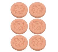 Veemoon 6 Piezas Disco Humidificador de Arcilla en Forma de Hoja para Control de Humedad, Preserva Sabor Original y Minimiza Mantenimiento en Almacenamiento de Cigarros