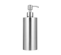 Veemoon Botella Dispensadora de Champú de 250ml de Acero Inoxidable 304 Diseño de Presión Elegante y Fácil de Operar para Uso en Casa y Hotel