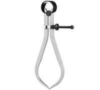 Veemoon Calibrador Interior Ligero y Fácil de Usar y Exterior de Acero al Carbono Herramienta Precisa para Torneado de Madera para Medición en Torno de Madera