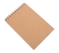 Veemoon Cuaderno de Dibujo A5 Encuadernado en Espiral, Papel Kraft Marrón, Superficie Lisa y Uso Versátil para Estudiantes y Bocetos Espontáneos