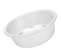 Veemoon Cuenca Gruesa de Aluminio Redonda de 22 Cm para Lavar Platos y Verduras, Recipiente Multifuncional para Cocina y Almacenamiento Doméstico