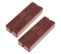 Veemoon Humidificador para Cigarros Portátil Mini 4 Piezas Control de Humedad Bandeja Humidificadora Roja para Caja de Cigarrillos Viaje