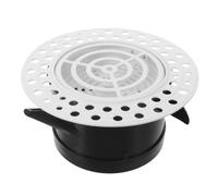 Veemoon Rejilla difusora redonda para techo, difusor de ventilación central para sala de estar, baño, cocina, invernadero, sistema de ventilación, diámetro de apertura de 100 mm.