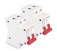 Vegena DZ47-50Z-2P - Disyuntor de circuito (2 unidades, 1000 V, 50 A, interruptor fotovoltaico, disyuntor de circuito Dc solar, para iluminación residencial, Pv solar)
