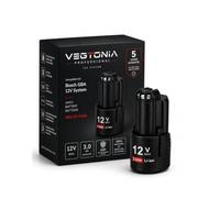 VEGTONIA Batería de repuesto GBA de 3,0 Ah compatible con sistema Bosch Professional de 12 V