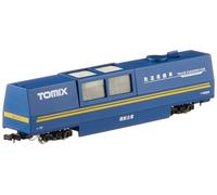 Vehículo de limpieza de raíles para trenes modelo, color azul