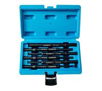 VEHIRETL Air Hammer Drift Punch - Juego de 6 perforadoras neumáticas de 7 pulgadas, juego de herramientas de deriva de impacto de aire extralargas de 5,2 mm, 6,5 mm, 6,9 mm, 7,7 mm, 9,3 mm, 12,9 mm