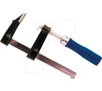 Toolland f clamp, 100 x 50 mm, 275 g, mango ergonómico, azul