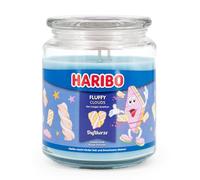 Vela aromática Haribo™, 2 mechas, HxD: 13 x 10 cm, 100 horas de duración, vela en cristal, idea de regalo