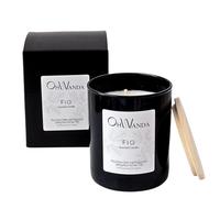 Vela Aromatica Higo, Perfumada Grande, 70h sin toxicos, Cera de Soja Natural 280g, Vegana, Decoración Elegante, Aromaterapia y Relajación, Regalo ideal para el hogar, Hecha en España