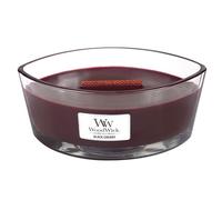 Vela aromática WoodWick Black Cherry con mecha de madera 453,6 g