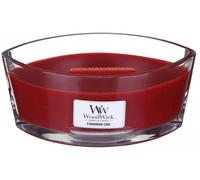 Vela aromática WoodWick Cinnamon Chai con mecha de madera 453,6 g