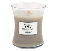 Vela aromática WoodWick Fireside con mecha de madera 275 g