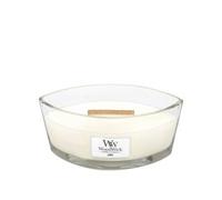 Vela aromática WoodWick Linen con mecha de madera 453,6 g