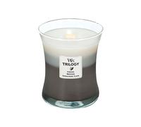 Vela aromática WoodWick Warm Woods con mecha de madera 275 g