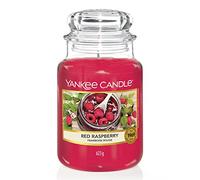 Vela aromática Yankee Candle | Red Raspberry vela en tarro grande | Velas de larga duración: hasta 150 h | Regalos perfectos para mujeres