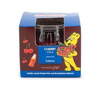 Haribo Vela aromática en estuche regalo – vidrio, cera de parafina, 85 g – azul/rojo/transparente