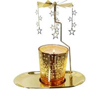 Vela con difusor giratorio, aroma a lavanda, soporte giratorio para velas, regalo para mamá, esposa, cumpleaños, San Valentín