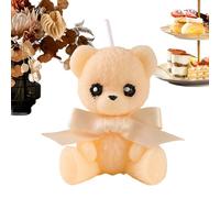 Vela de oso | Decoración natural y estética perfumada, recuerdo de oso para niños, para esquinas conmemorativas, salas de estar, escritorios, mesas, estanterías, uso diario, interior, , oficina
