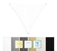 Vela de sol 3x3 m triángulo HDPE protección solar protección UV balcón terraz...
