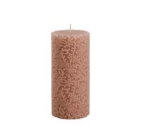 Vela decorativa Flor rosa oscuro - Modelo pequeño - H 15 cm