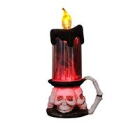 Vela eléctrica Halloween Portavelas Sin Llama De Imitación Con Base De