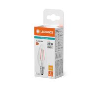 Vela LED clásica B 25 filamento 2,5 W 827 transpar 4099854482724