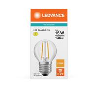 Vela LED clásica P 15 Filamento P 1W 827 Transpare 4099854467837
