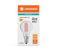 Vela LED clásica P 40 filamento V 4W 827 transpare 4099854497810