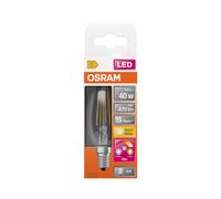 OSRAM bombilla LED E14 4W GLOWdim transparente EC:EPREL:523223
