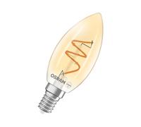 Osram Bombilla LED Vintage 1906 Classic B28 E14 filamento en espiral regulable 3,5W 300 lm 2200K