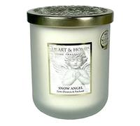 Vela perfumada pequeña tarro 110g-30h aroma ángel de invierno (cáscara de naranja y pachulí) - Heart & Home